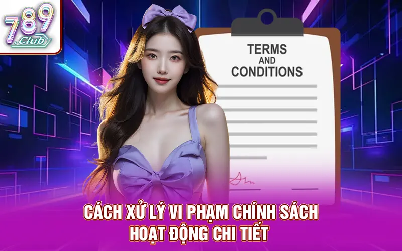 Cách xử lý vi phạm chính sách hoạt động chi tiết 